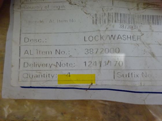Alfa Laval Lock washer 3872000 #2