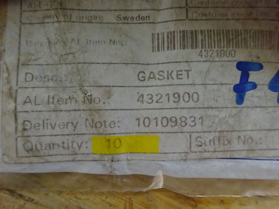 Alfa Laval Gasket 4321900 #2