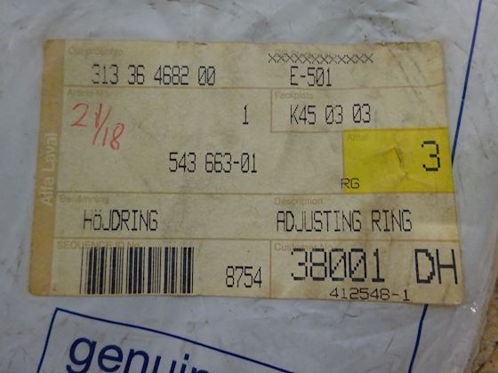 Alfa Laval Height Adjusting Ring 54366301 #2