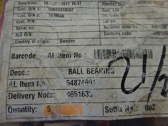 Alfa Laval Ball Bearing 54874601 #3