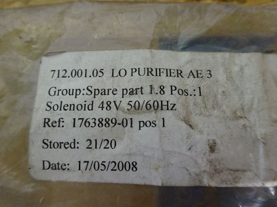 Alfa Laval Solenoid 48V 50/60HZ 176388901 #3