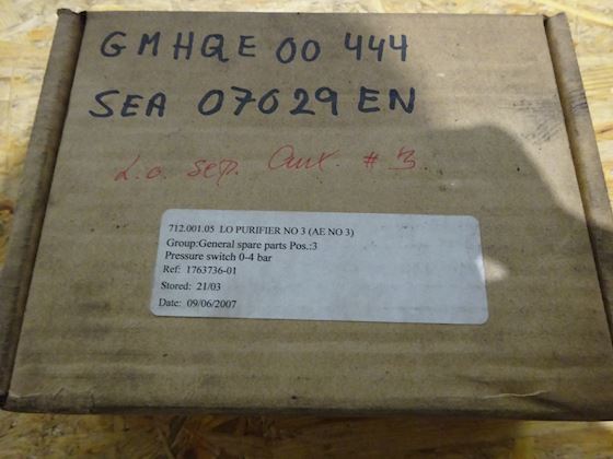 Alfa Laval Pressure Switch 0-4 Bar 176373601 #3