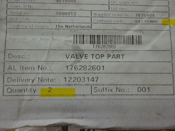 Alfa Laval Valve Top Part - Solenoid 176282601 #3
