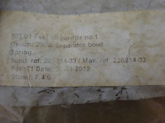 Alfa Laval Spring 22621433 #2