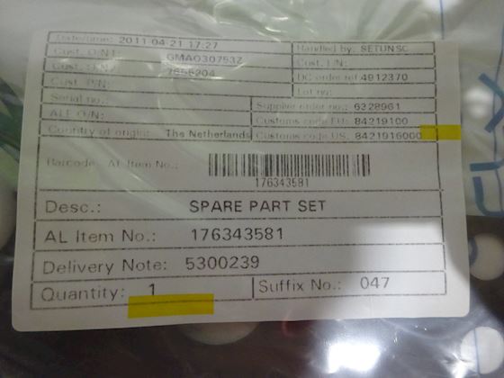 Alfa Laval Spare Part Set 176343581 #3