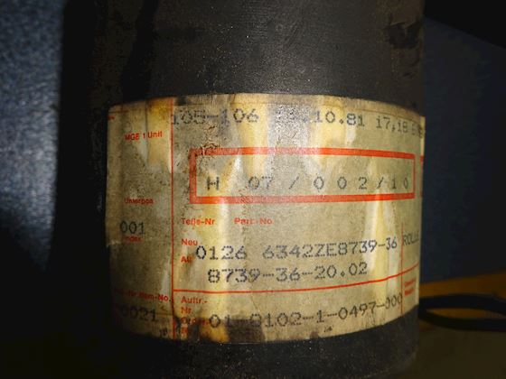 Deutz Rubber Roll #4