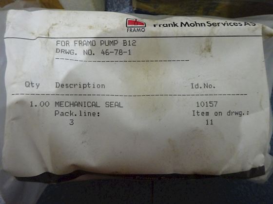 Framo Mechanical Seal 10157 #2