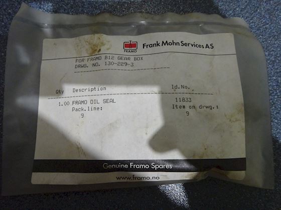 Framo Oil Seal 11833 #1