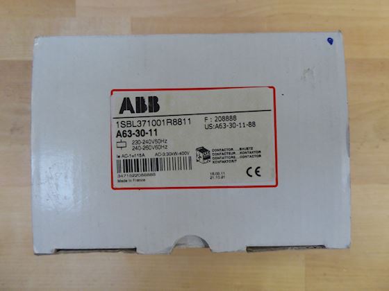 ABB A63-30-11 Contactor #3