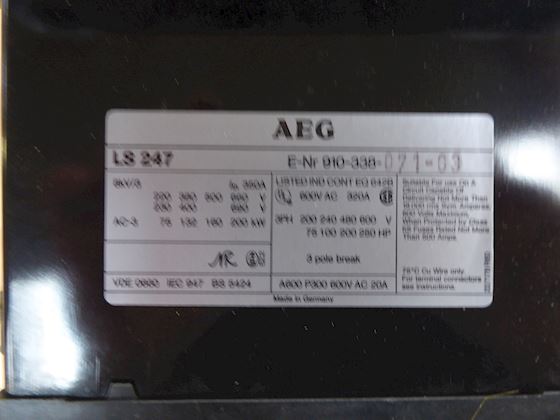 AEG LS247.22 Contactor #4