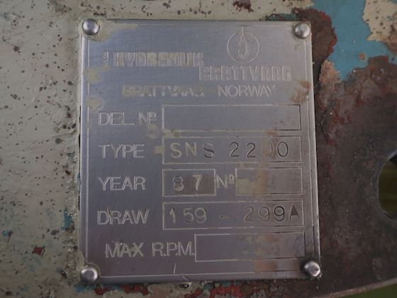 Brattvaag Allweiler SNS 2200 #6
