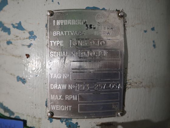 Brattvaag Allweiler SNS 940 ER46 U4-W2 #6