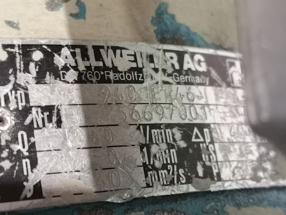 Brattvaag Allweiler SNS 940 ER46 U4-W2 #7