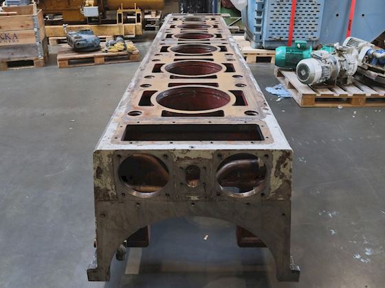 Wichmann 6ACA Lower part engine block #6
