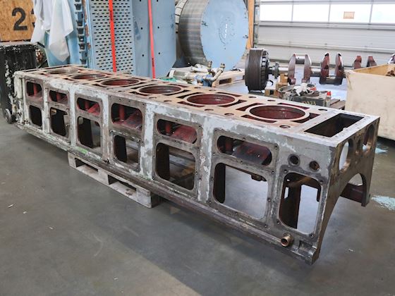 Wichmann 6ACA Lower part engine block #4