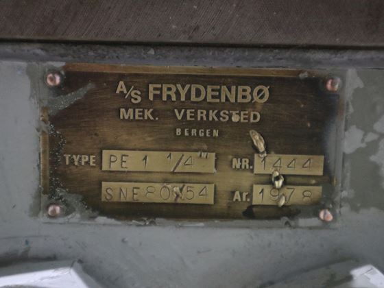 Frydenbo PE1 1/4" #8