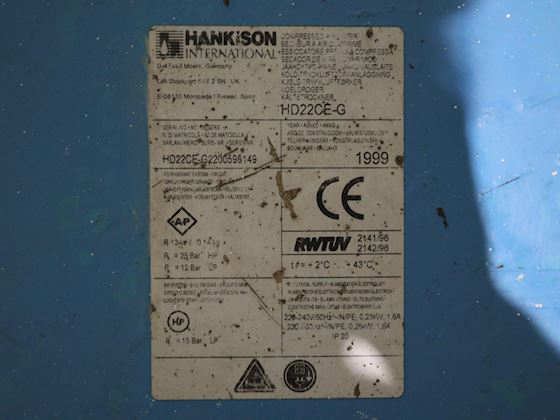 Hankison HD22CE-G Refrigeration Dryers #7