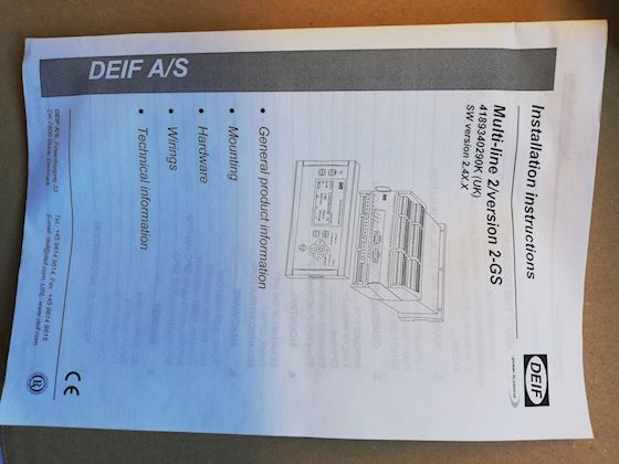DEIF GPU-2, Generator protection unit #3