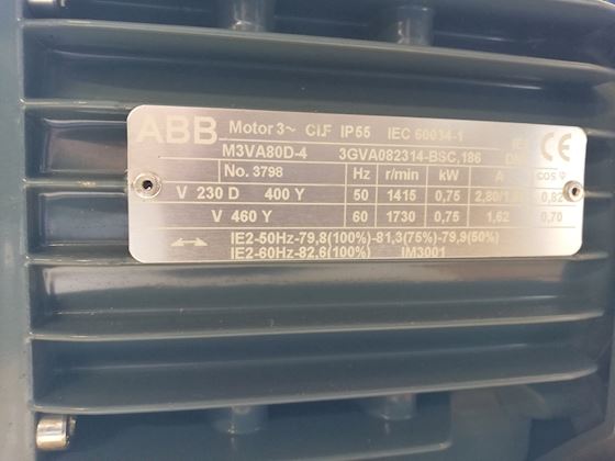 ABB M3VA80D-4 0,75 kW #2