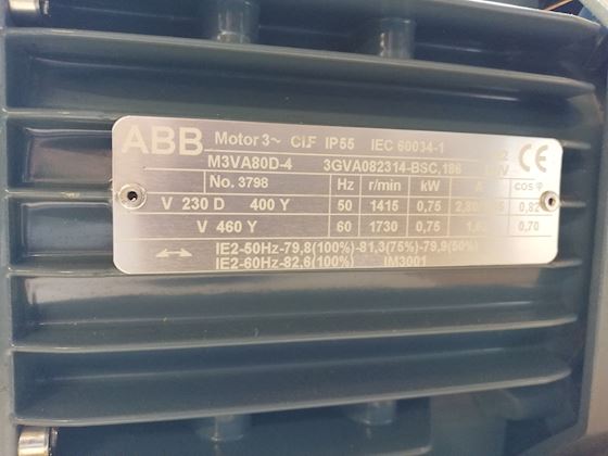 ABB M3VA80D-4 0,75 kW #3