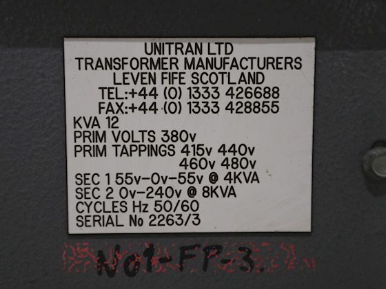 Unitran Transformer #4