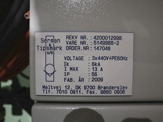 Serman & Tipsmark Alphalub. Cylinder smøreolie system #10