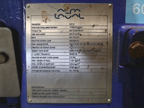 Alfa Laval S 815 #10